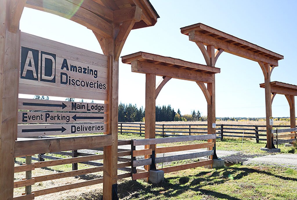 Amazing Discoveries Farm Entrance